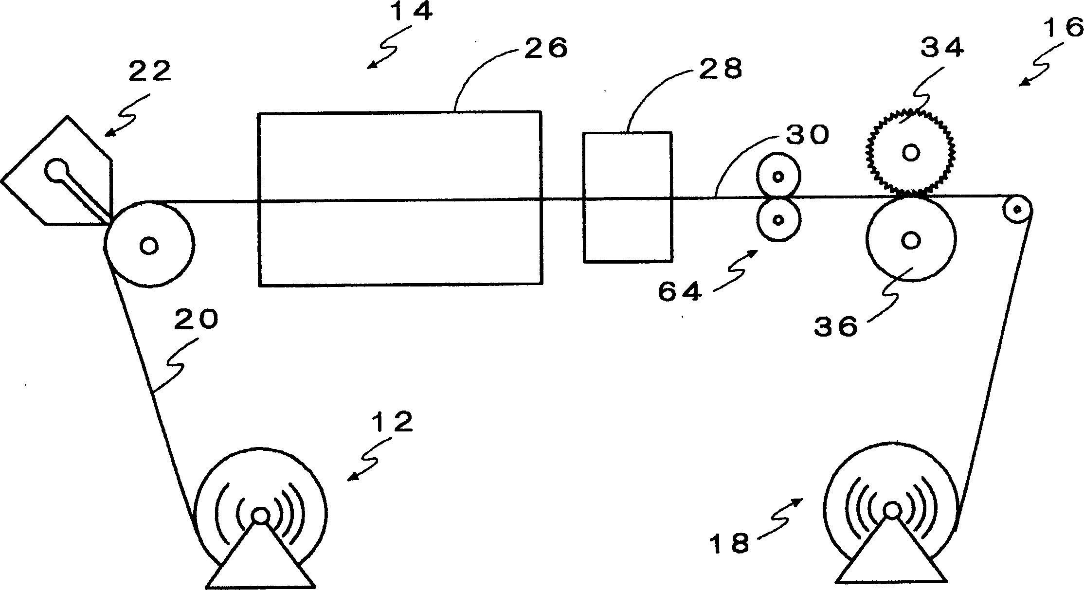 Dazzle reflection preventing film mfg. method and its device, and dazzle reflection preventing film