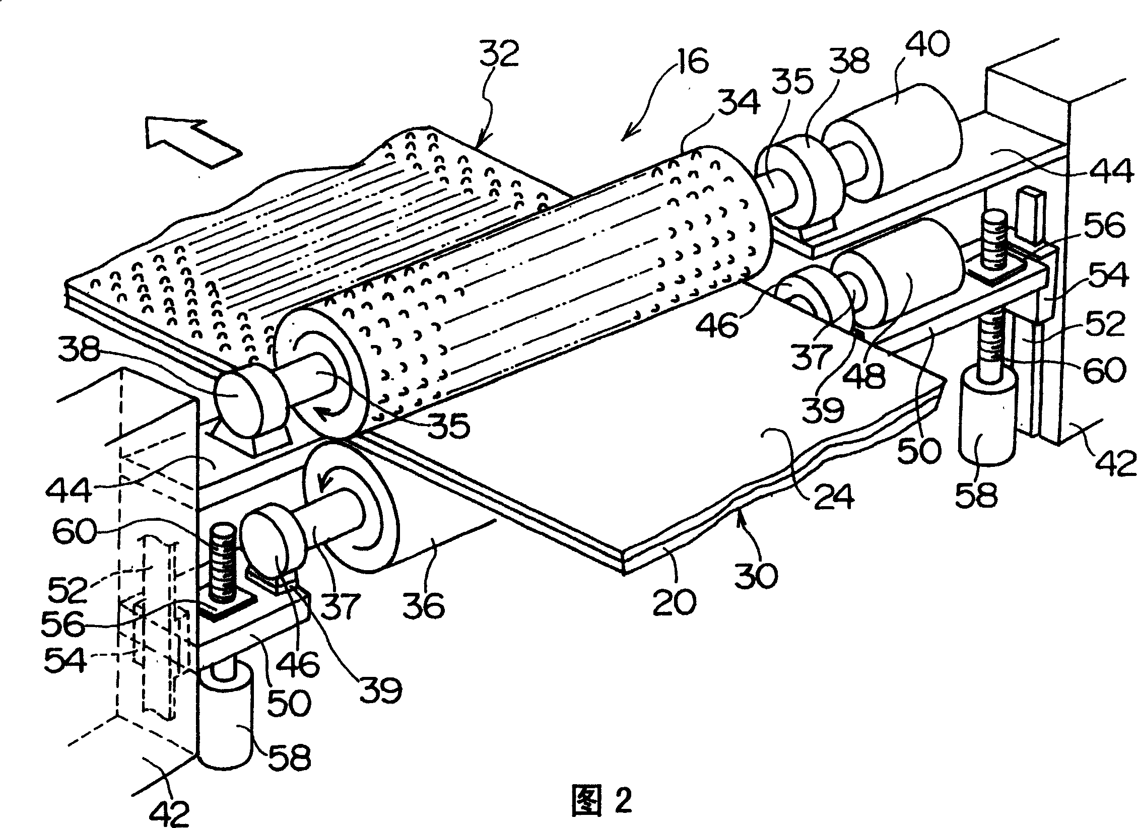 Dazzle reflection preventing film mfg. method and its device, and dazzle reflection preventing film