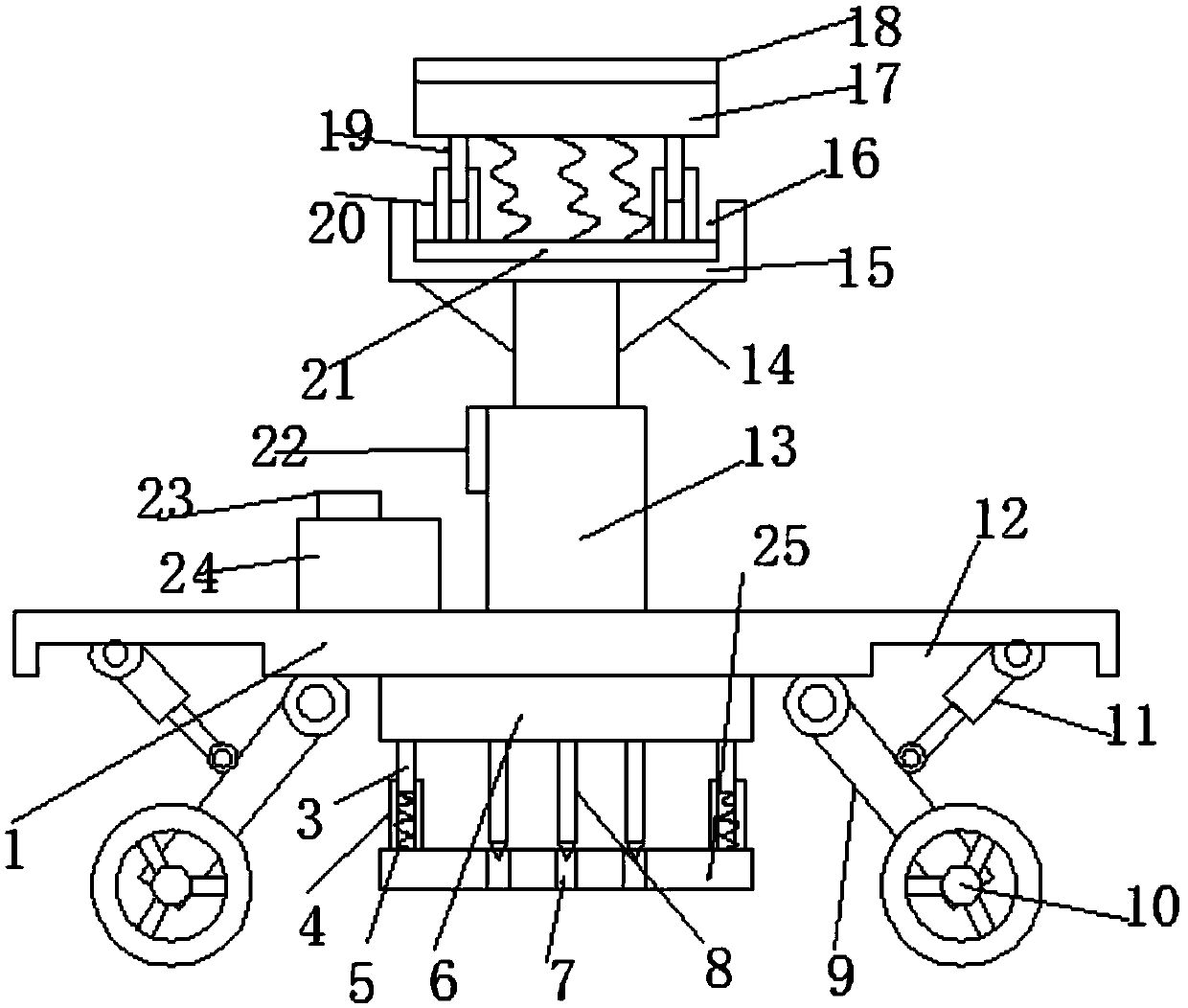 Supporting structure for coal mining