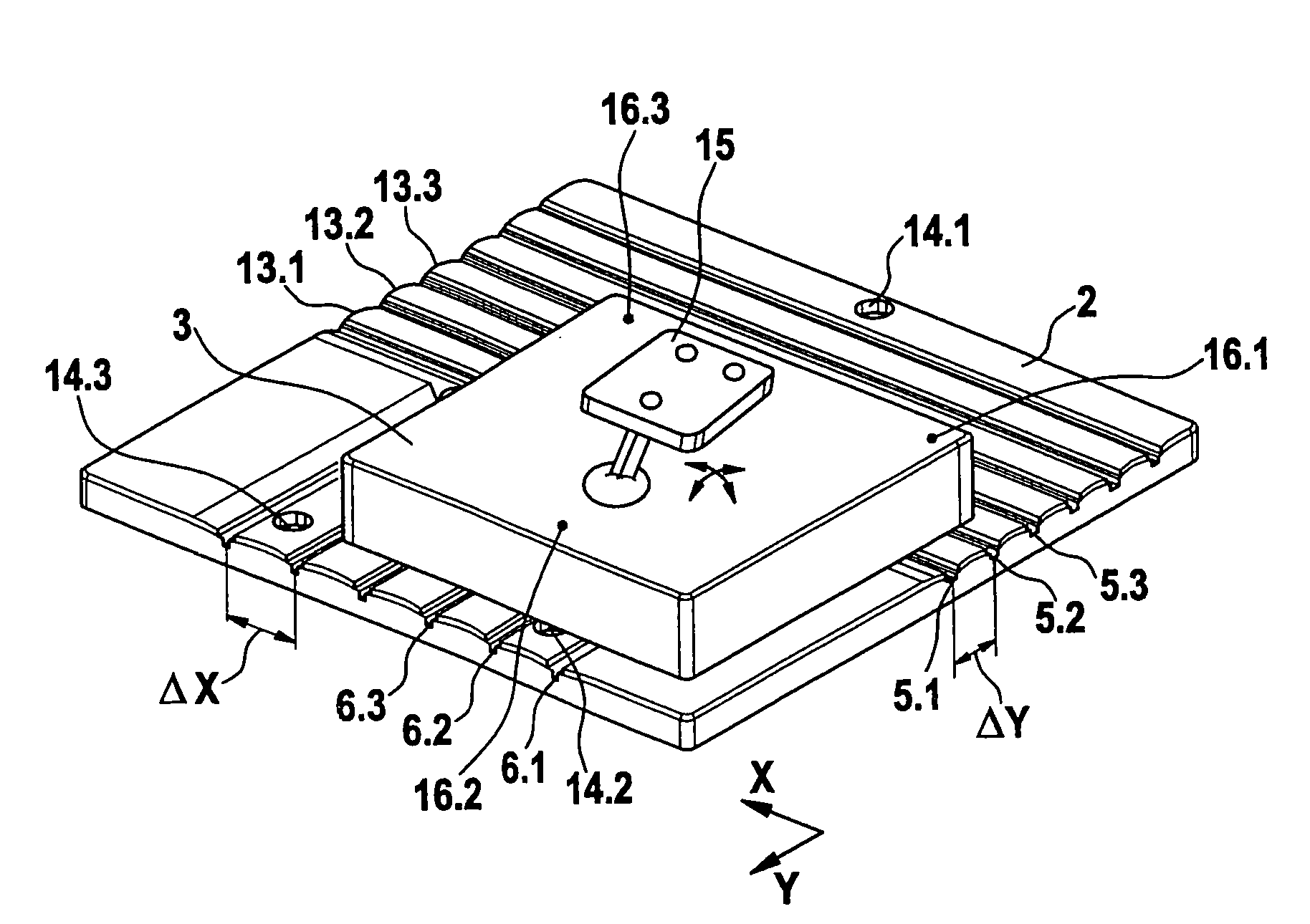 Scanning device for carrying out a 3D scan of a dental model, sliding panel therefore, and method therefor