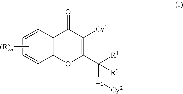 4H-chromen-4-one compounds as modulators of protein kinases