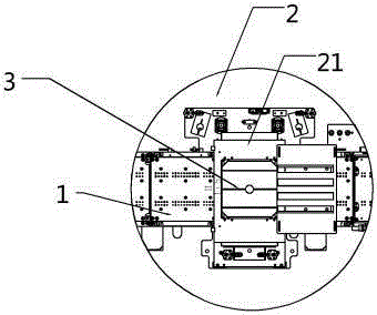 Solar cell welding and pressing device