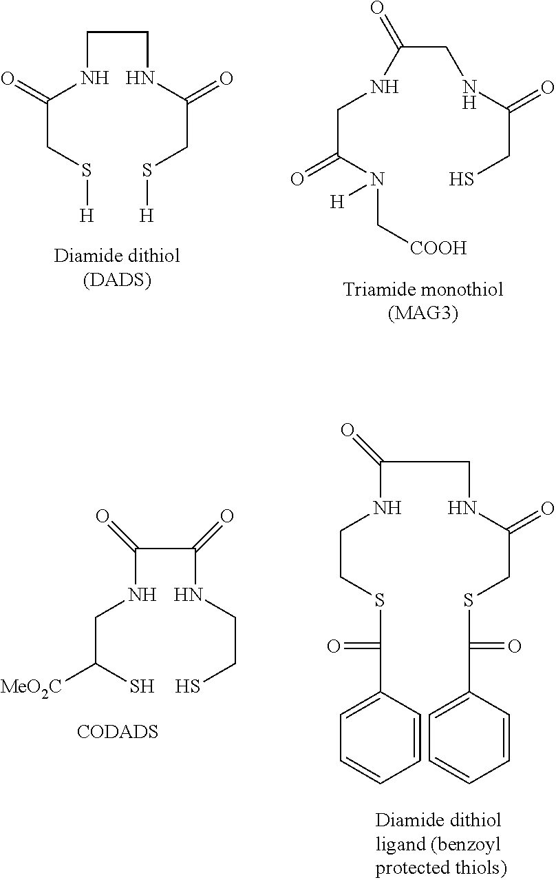 Chelation of metals to thiol groups using in situ reduction of disulfide-containing compounds by phosphines