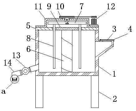 Stirring device for producing ciprofloxacin lactate eye drops