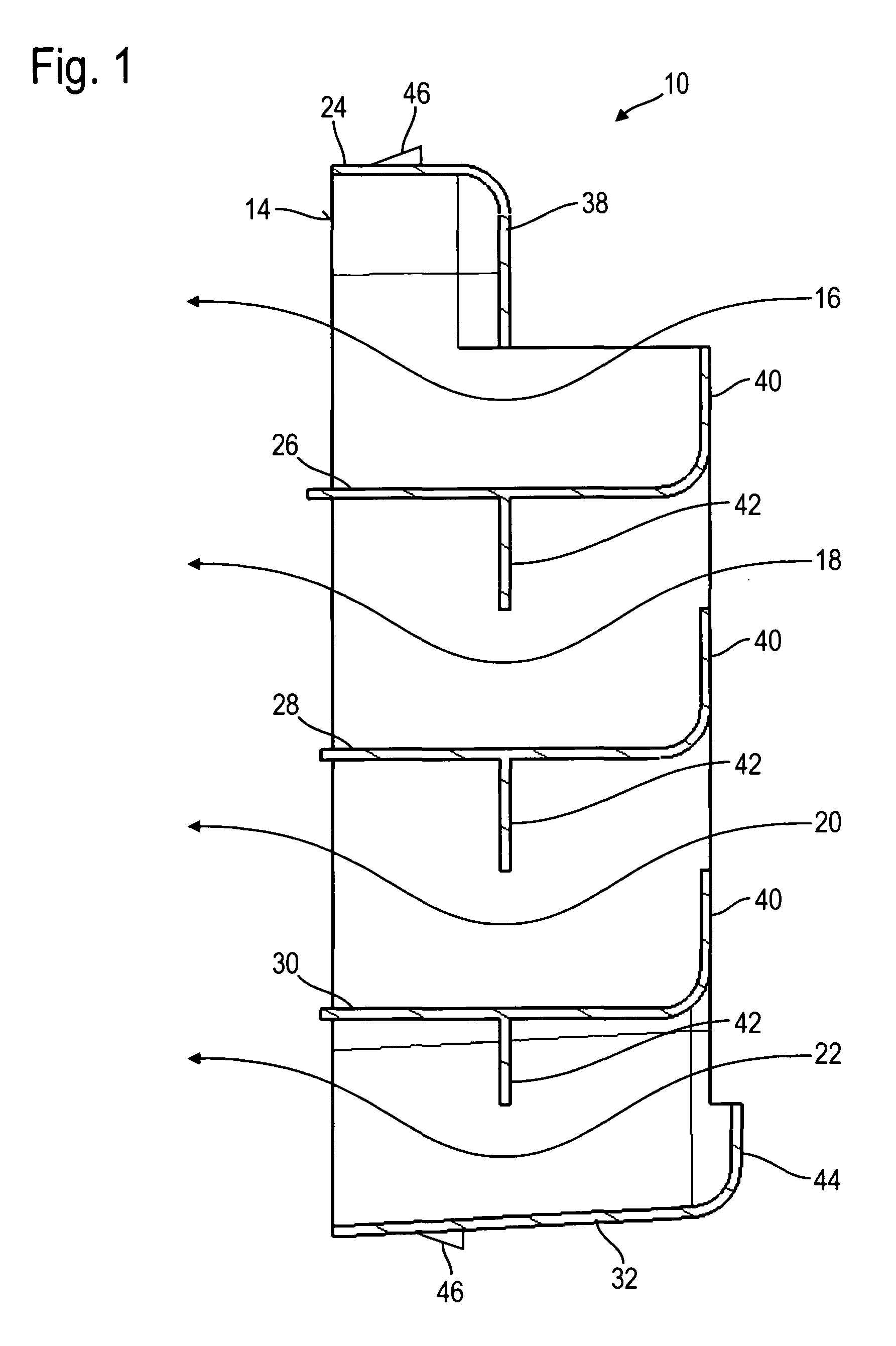 Sound deadening baffle for a ventilation valve