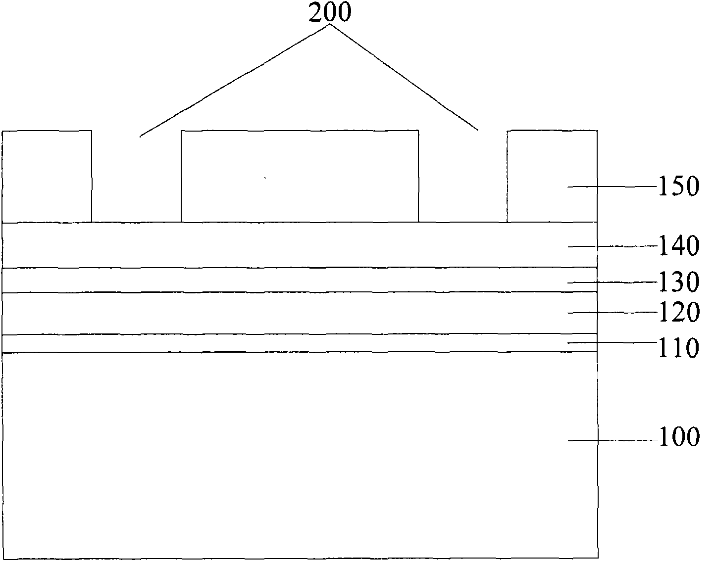 Word line-sharing contactless silicon nitride split gate type flash memory and manufacturing method thereof