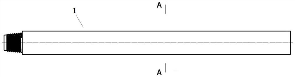 Integral spiral non-magnetic drill rod and preparation method thereof