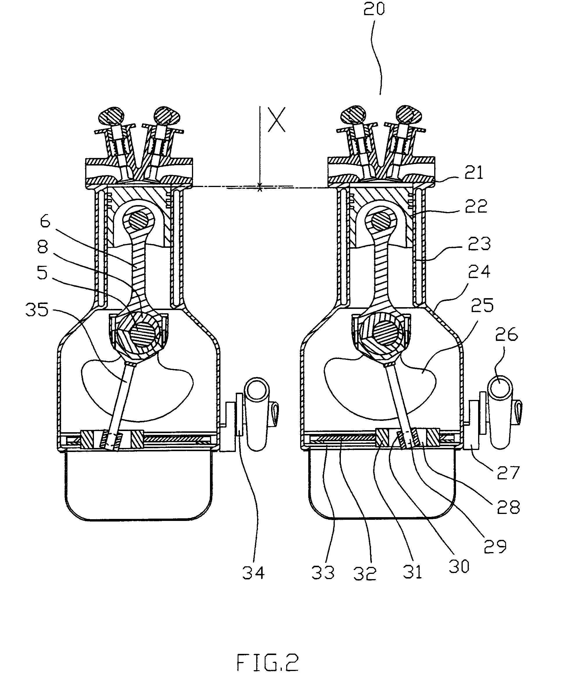 Method and device for modifying the compression rate to optimize operating conditions of reciprocating piston engines