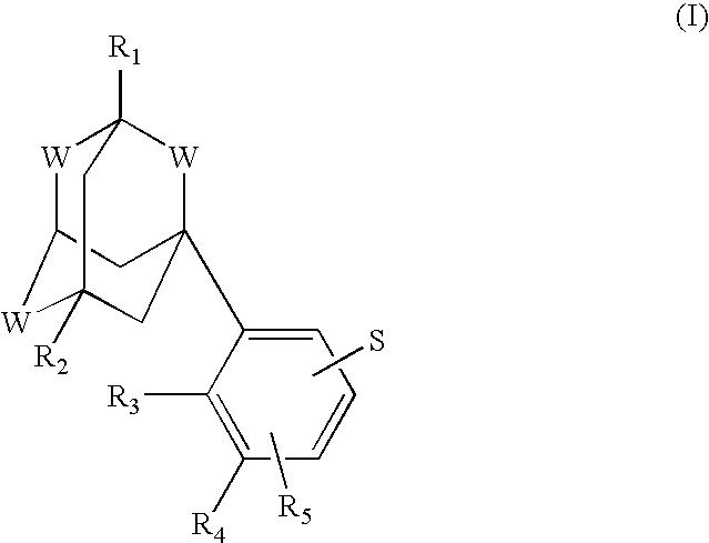 Process for the preparation of aromatic derivatives of 1-adamantane