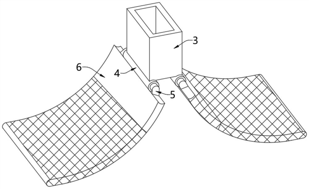 Multi-stage treatment device for industrial wastewater