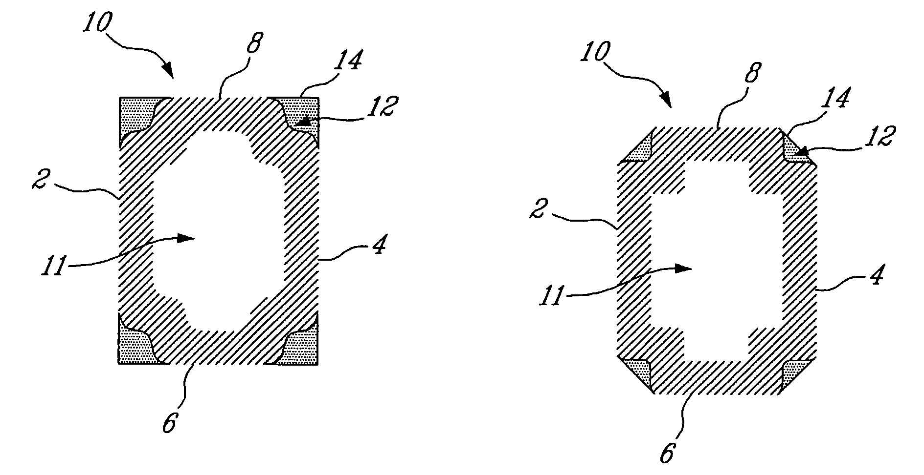 Sports apparatus shaft and blade with added impact protection and method of making same