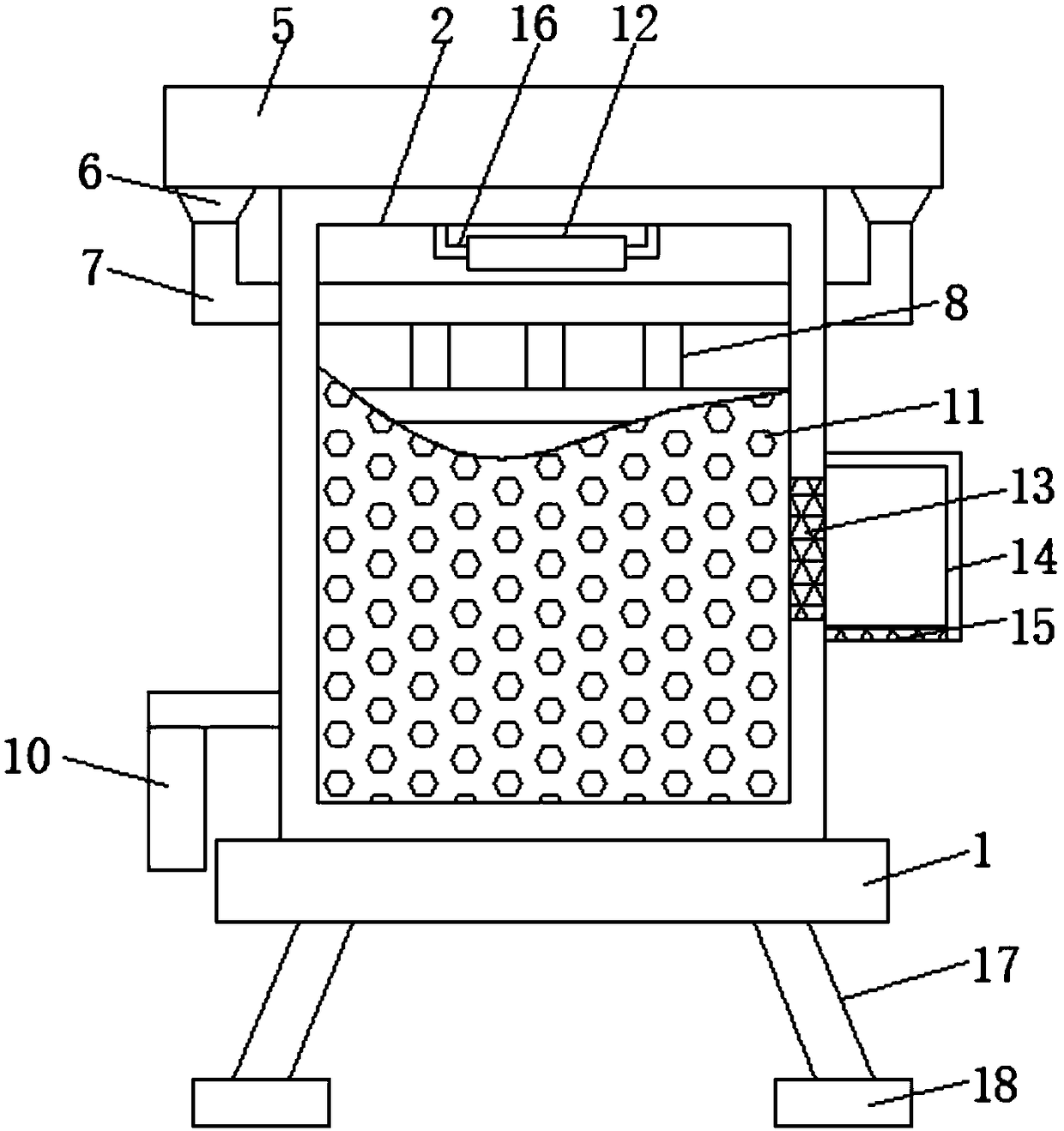 Electric power distribution cabinet with cooling function