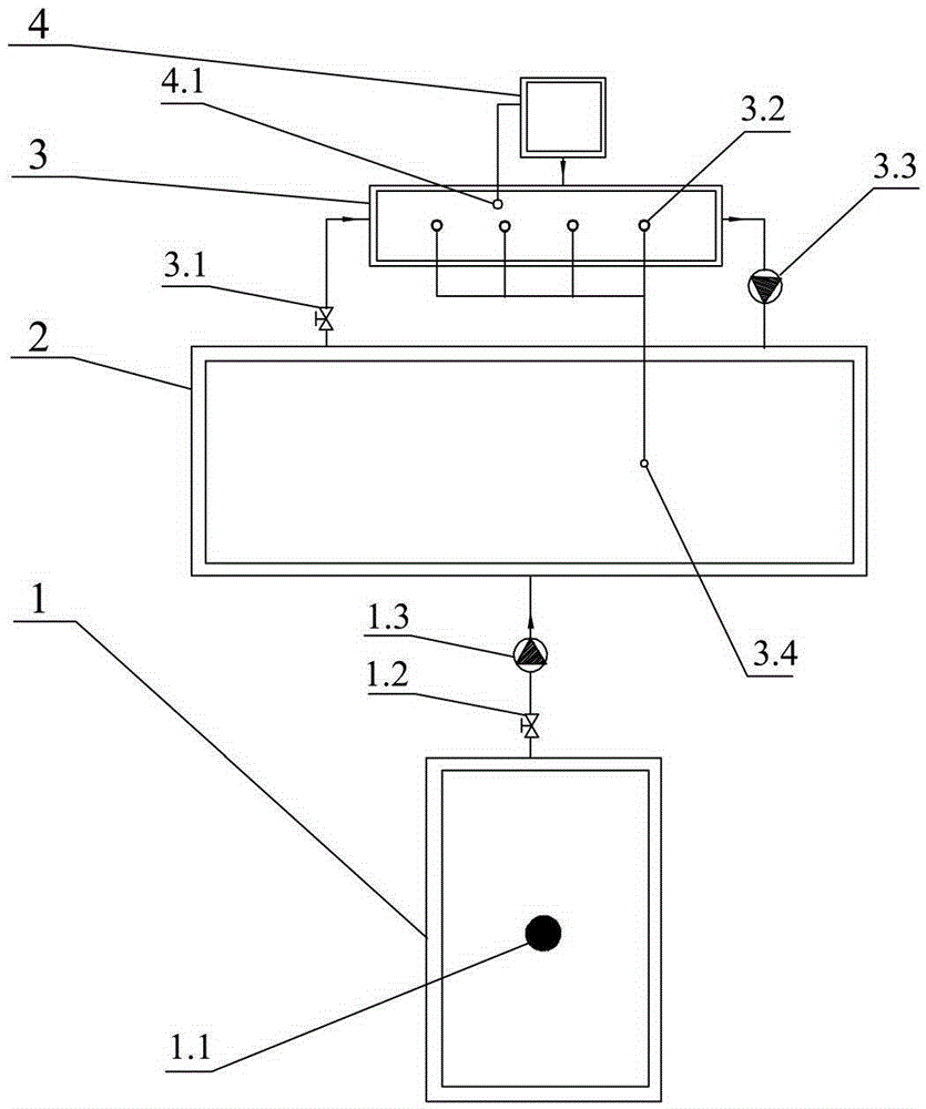 Circulating filtration type nuclear pore membrane etching device