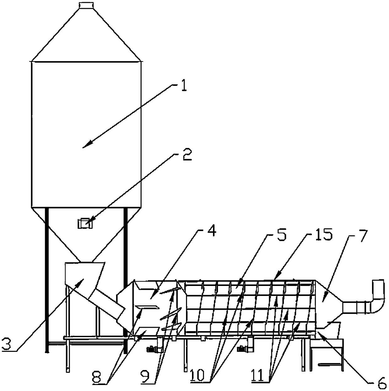 Mixing granulation equipment and process for production of granulated mineral fiber cotton for hard spray coating