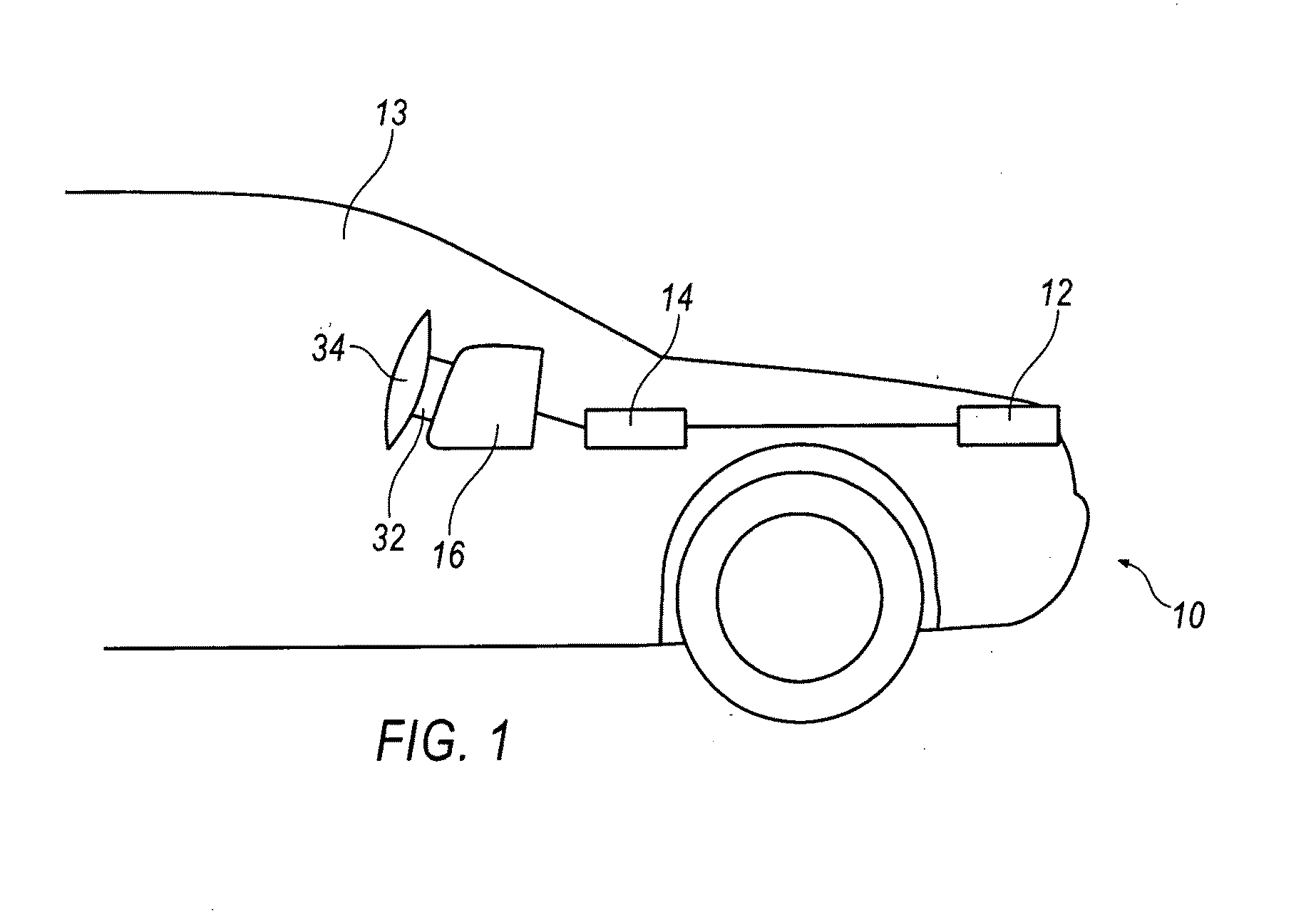 Blur display for automotive night vision systems with enhanced form perception from low-resolution camera images