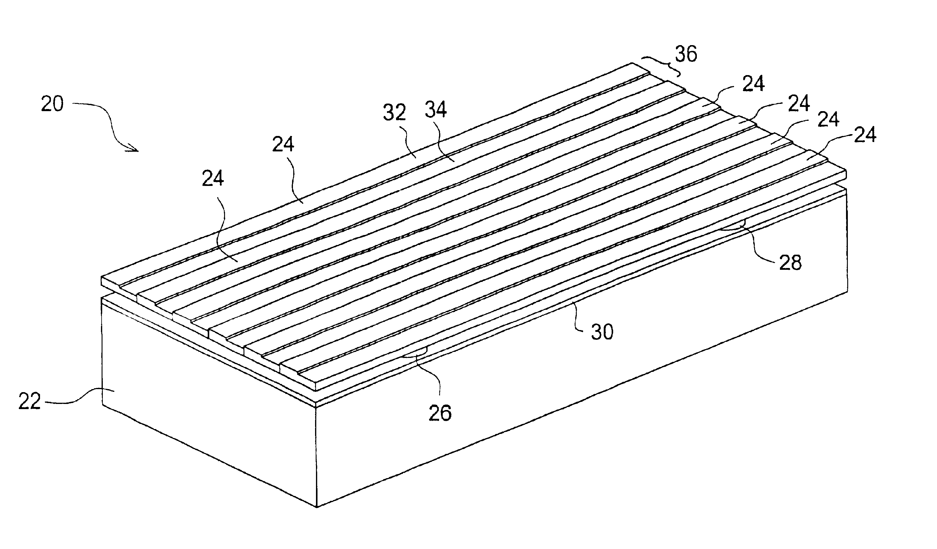 Blazed grating light valve