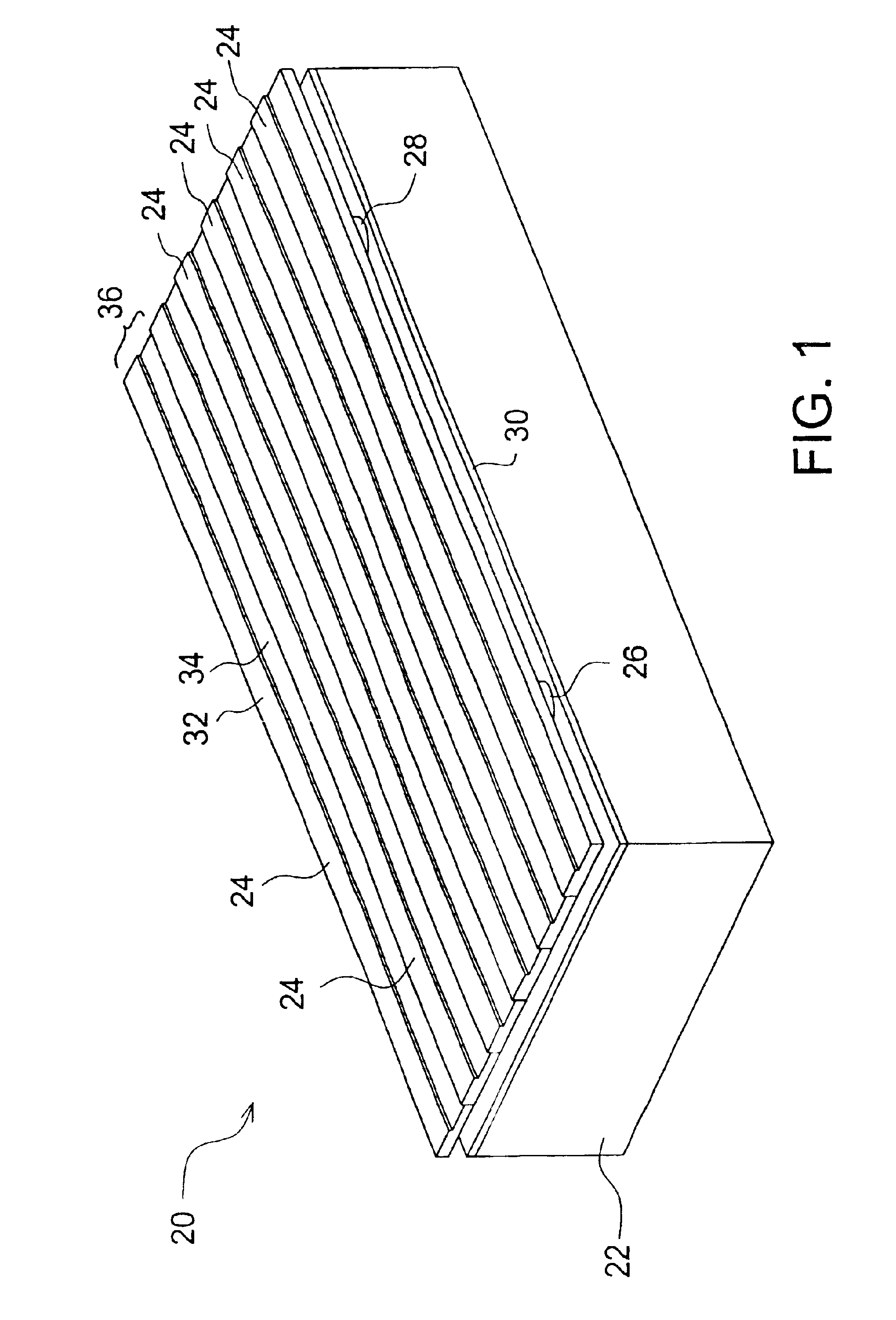 Blazed grating light valve