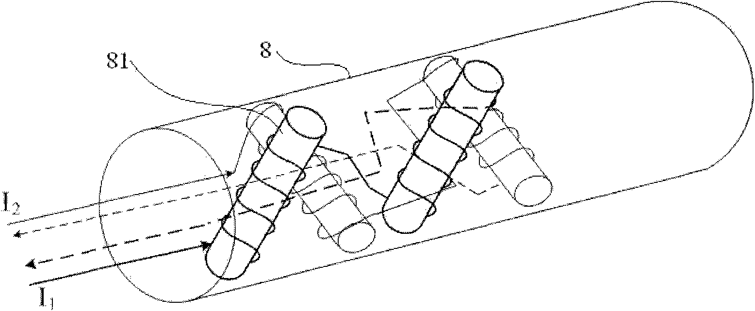 System using solenoid groups to achieve electromagnetic guiding distance measurement while drilling