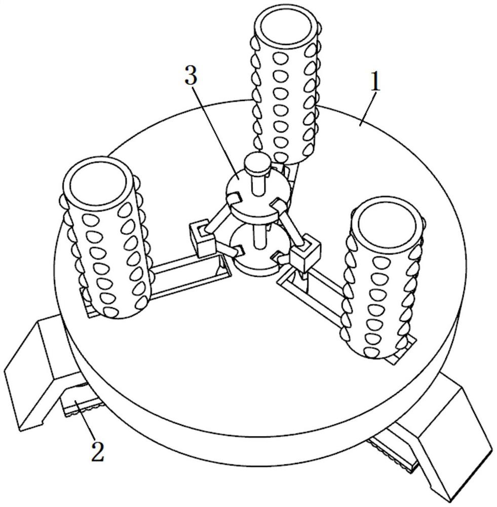 Conventional column body supporting and reinforcing device for building construction