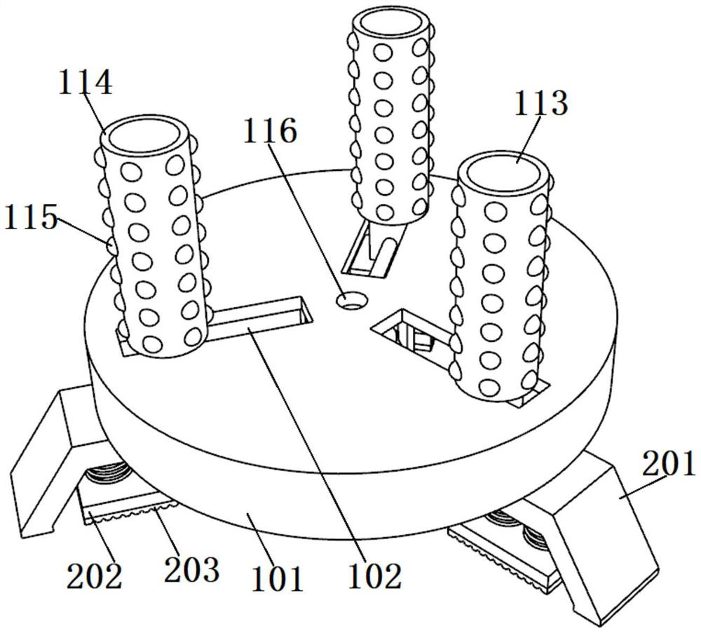 Conventional column body supporting and reinforcing device for building construction