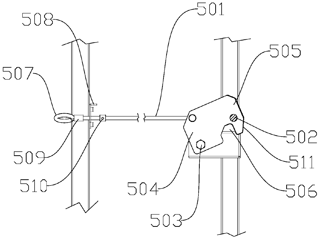 Hand-pulled cart for carrying cleaning frame of medical cleaning machine