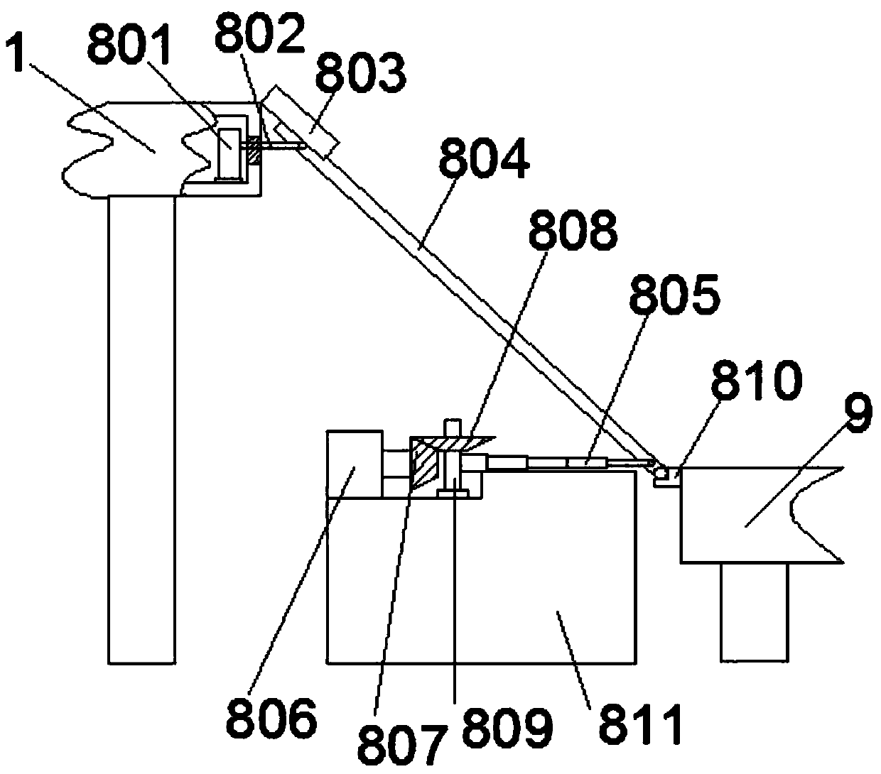 Electrophoretic coating and powder spraying coating combining and splitting device