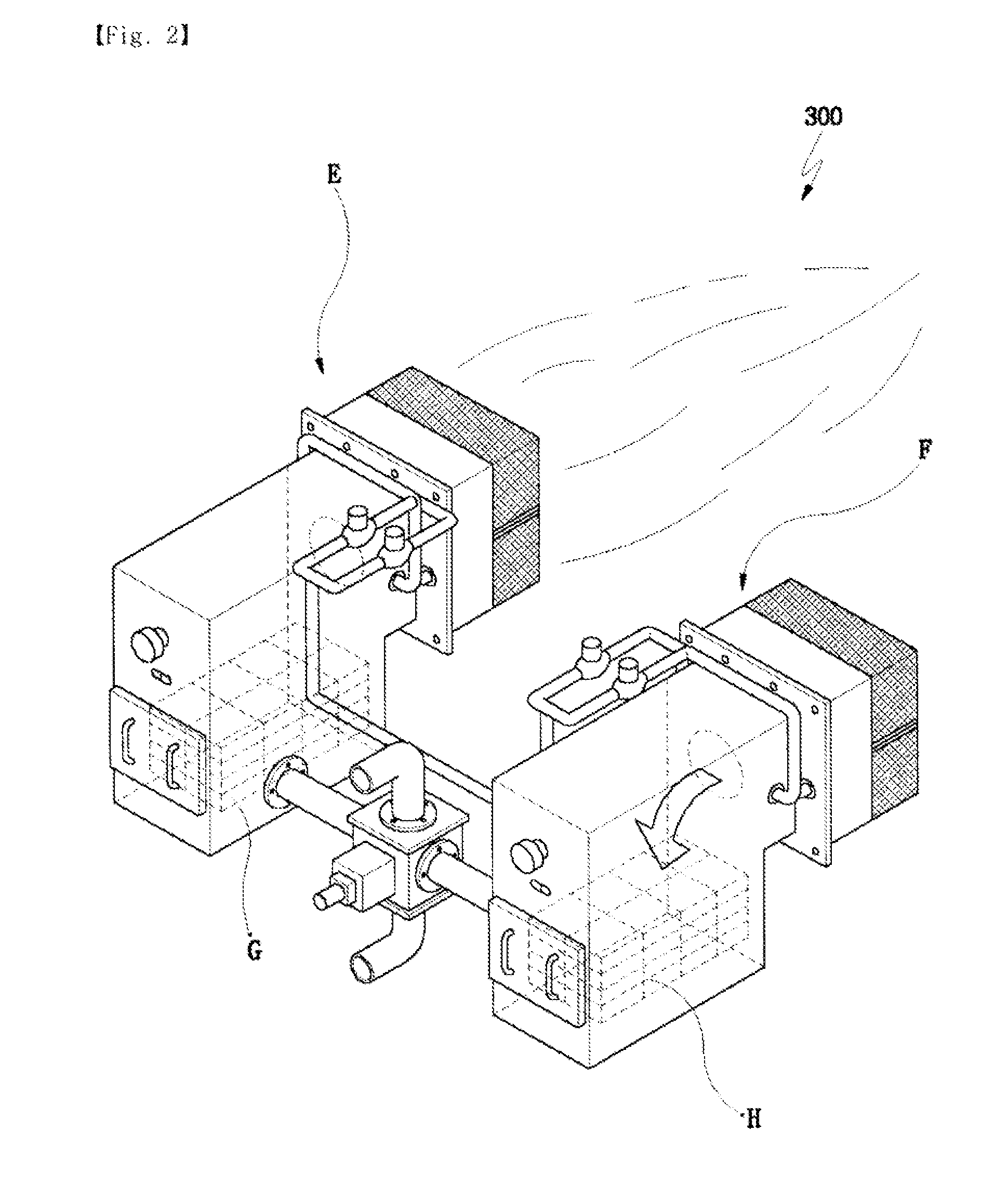 Full time regenerative type single radiant tube burner