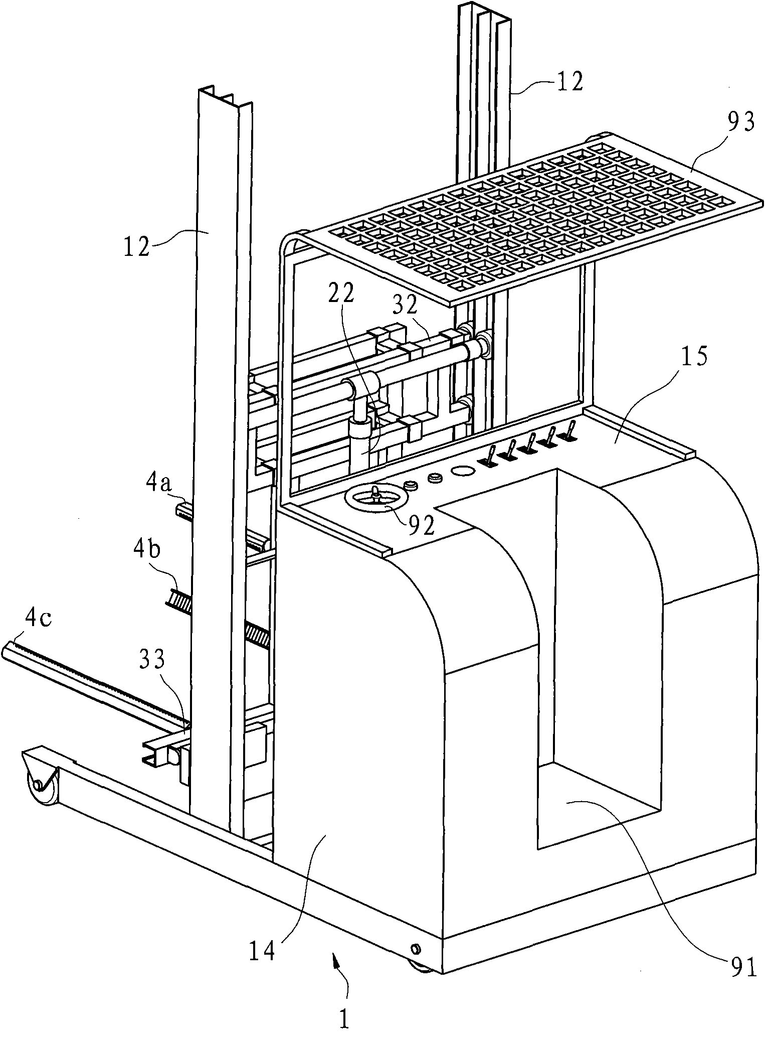 Turning and lifting van