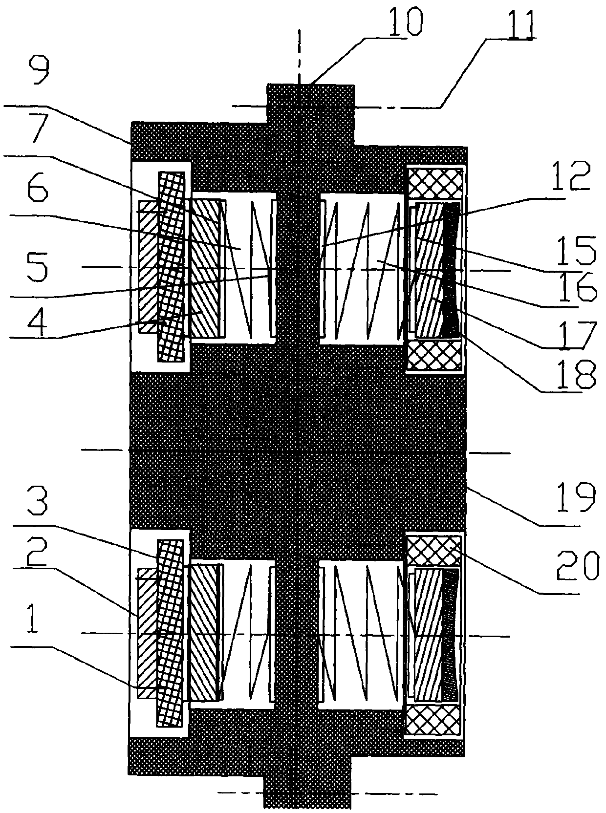 Magnetic-control explosion-proof press button