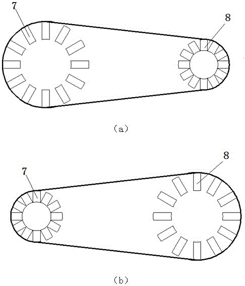 Chuck type continuously variable transmission mechanism