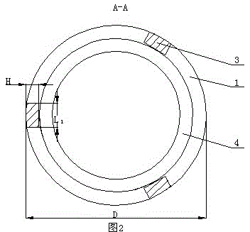 Construction method of steel bar connector with inner ring cylindrical space grid structure