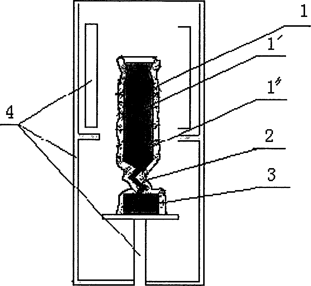 Method for controlling transverse crystal orientation of metal monocrystal