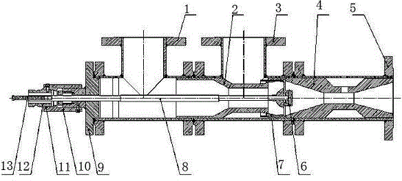 Hot-water type dynamic-regulating type steam-water direct-mixing type heat-exchanging device