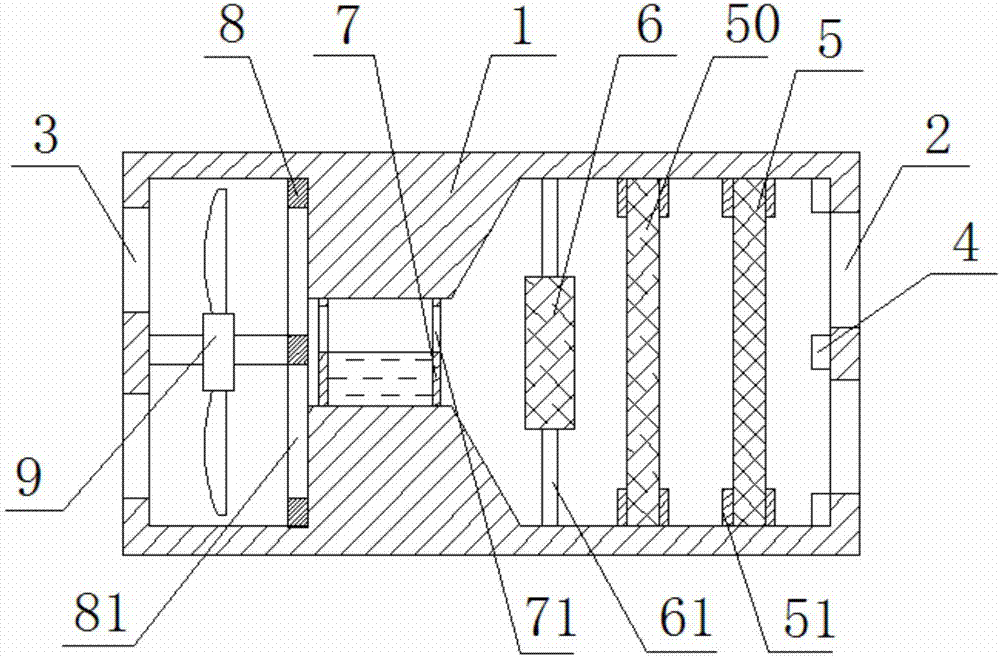 Domestic formaldehyde removal device