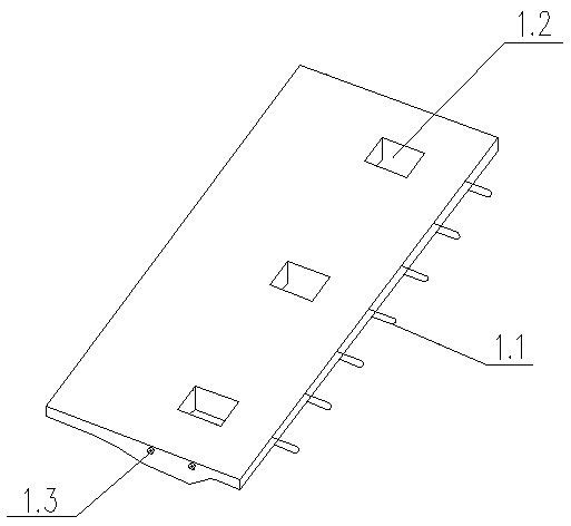 Construction method of prefabricated corrugated steel web composite box girder based on mixed prestress