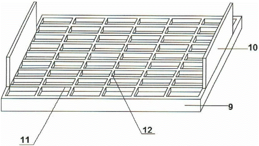 Overlapped copper-acid storage battery