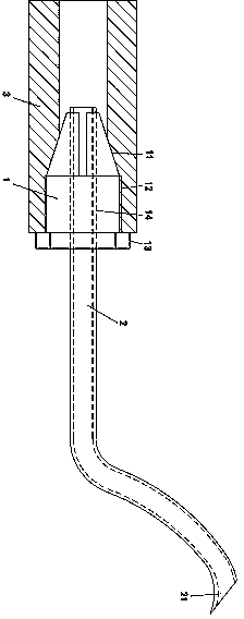 Ultrasonic capsulorhexis needle, ultrasonic operation tool and using method