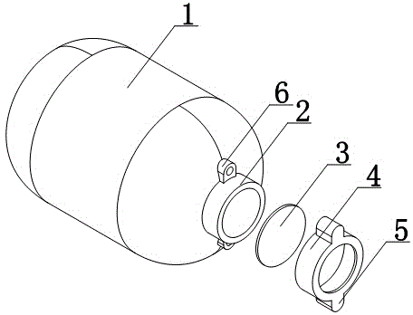 Medicine powder sealing tank