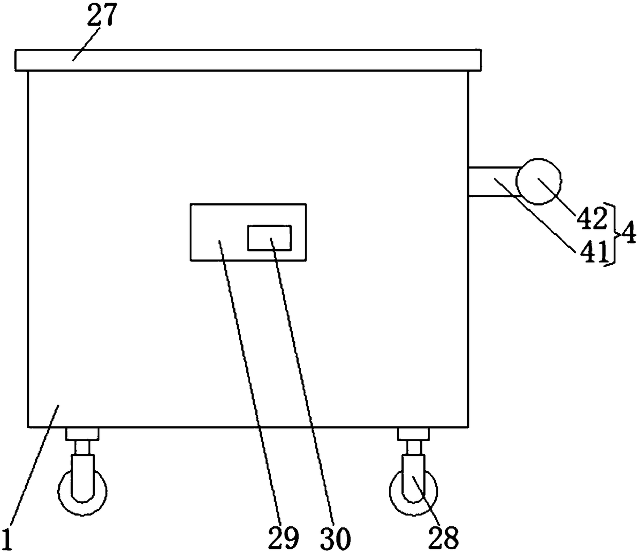 Amniotic fluid sampling and preserving device in obstetrics and gynecology department