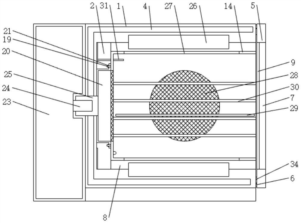 Multifunctional safety protection electric oven