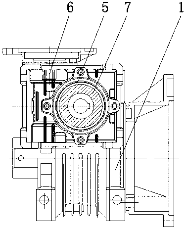 Specific decelerator for full-automatic solar energy single crystal furnace