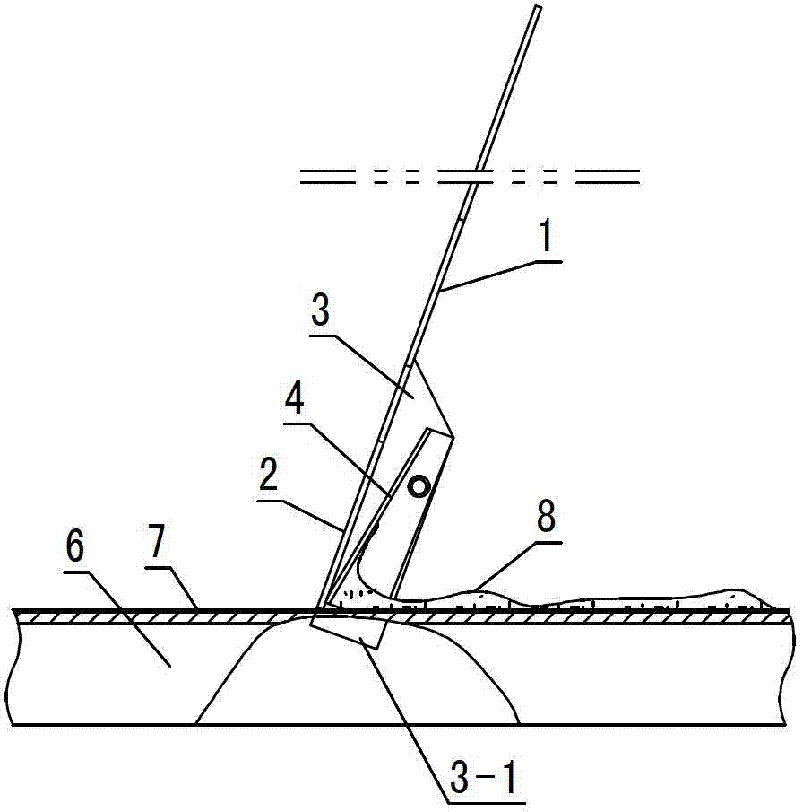 Special tool for coating face gluing layer on stretching net of surface mount technology (SMT) laser template