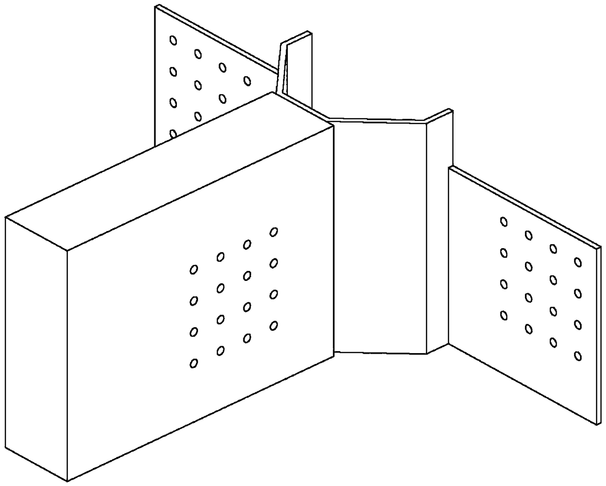 Connecting device and method for replacing traditional mortise and tenon joint