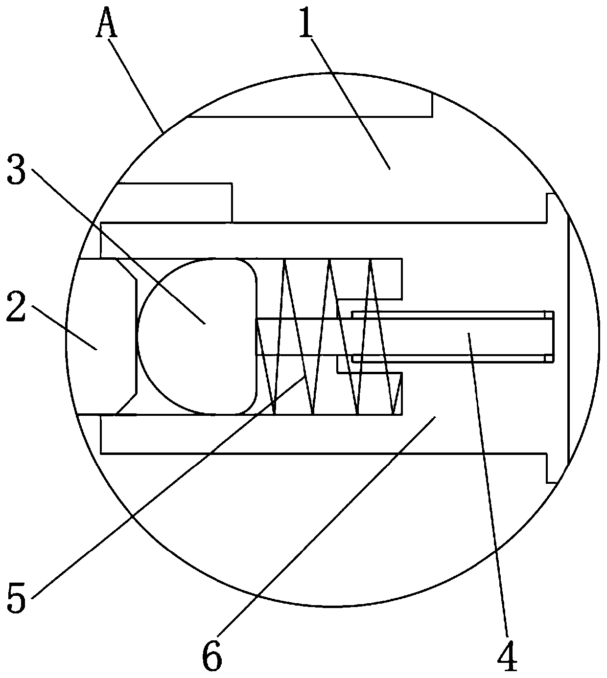 Chip manufacturing based storing device with protective structure