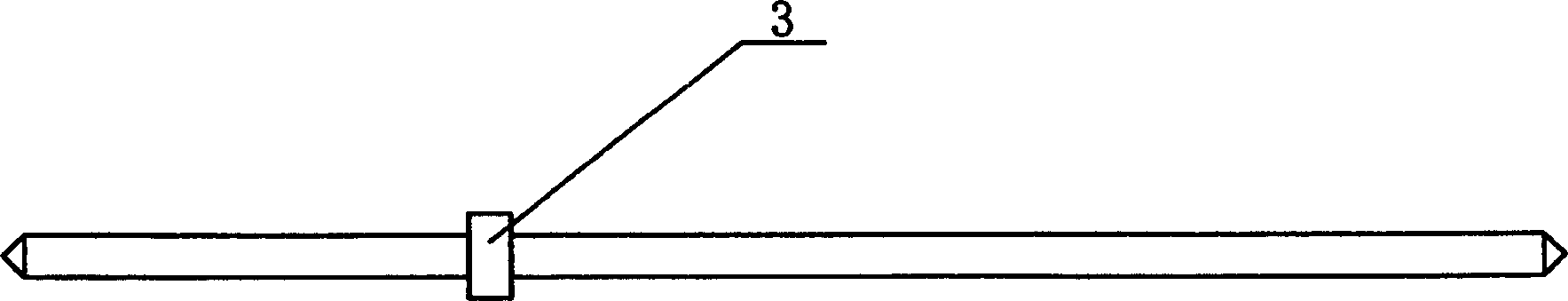 Probe connecting structure for detecting tool of printed circuit board