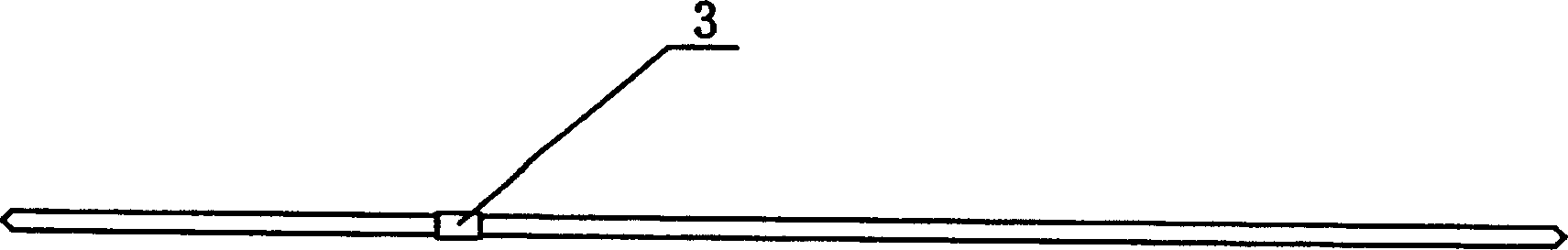 Probe connecting structure for detecting tool of printed circuit board