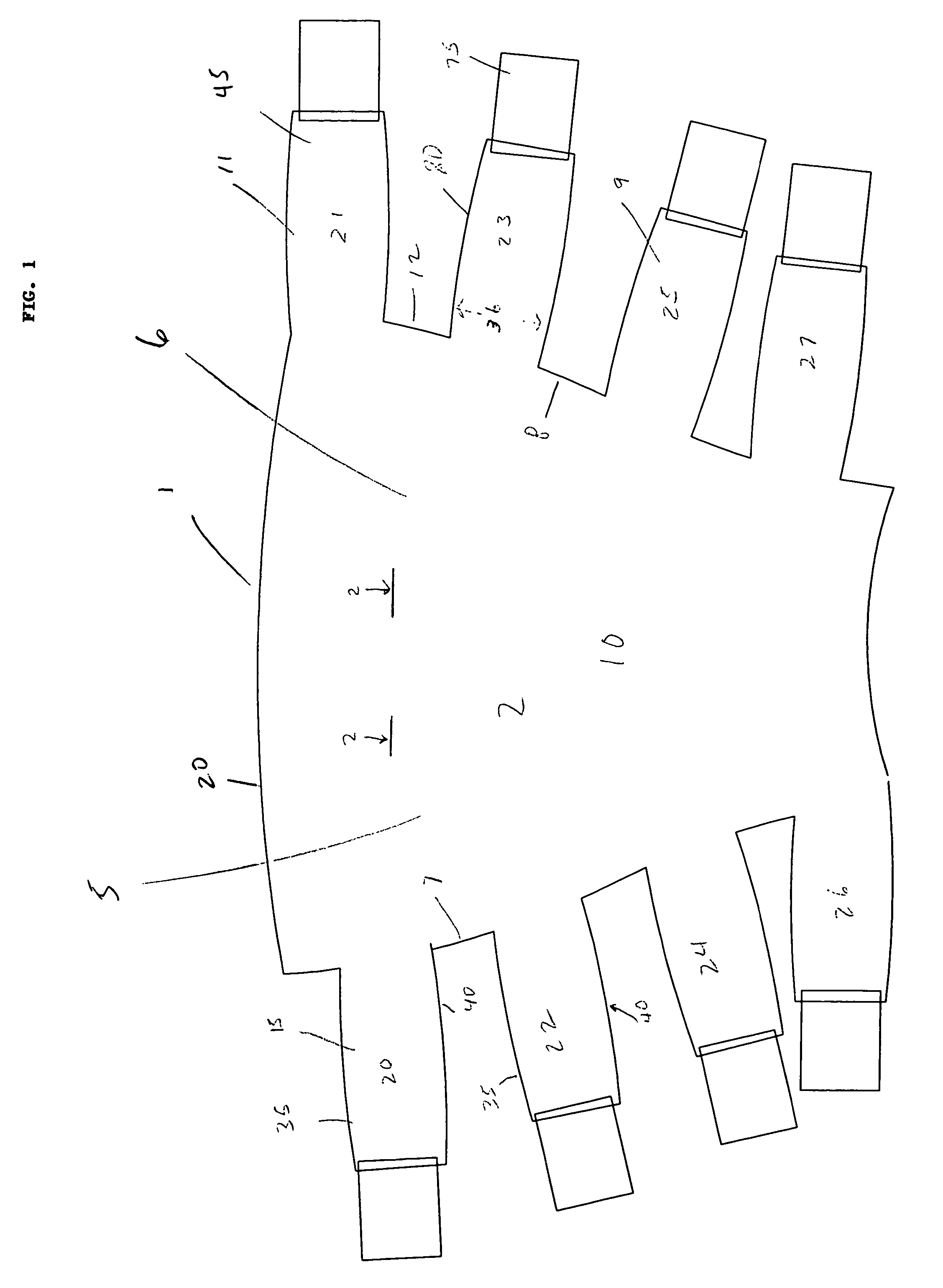 Limb encircling therapeutic compression device