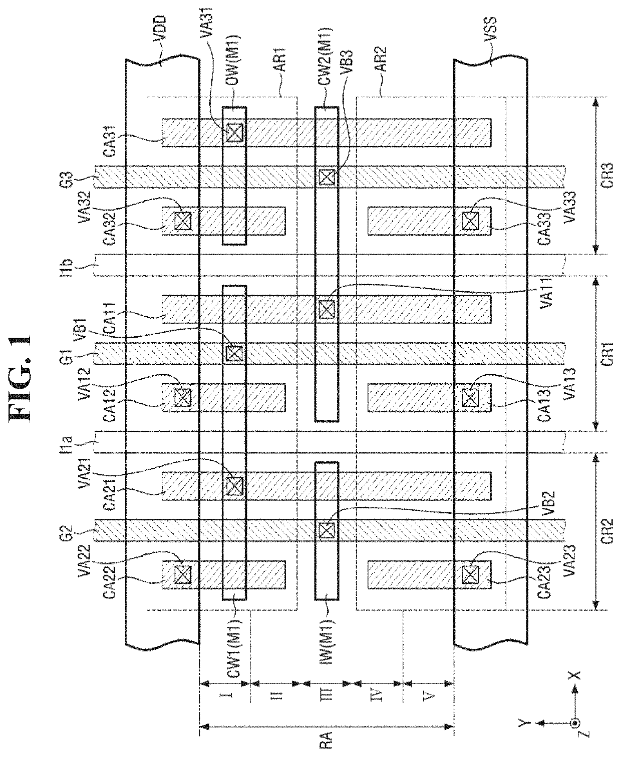 Semiconductor device, layout design method for the same and method for fabricating the same
