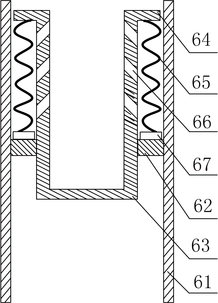 Liquid medicine material accurate filling mechanism