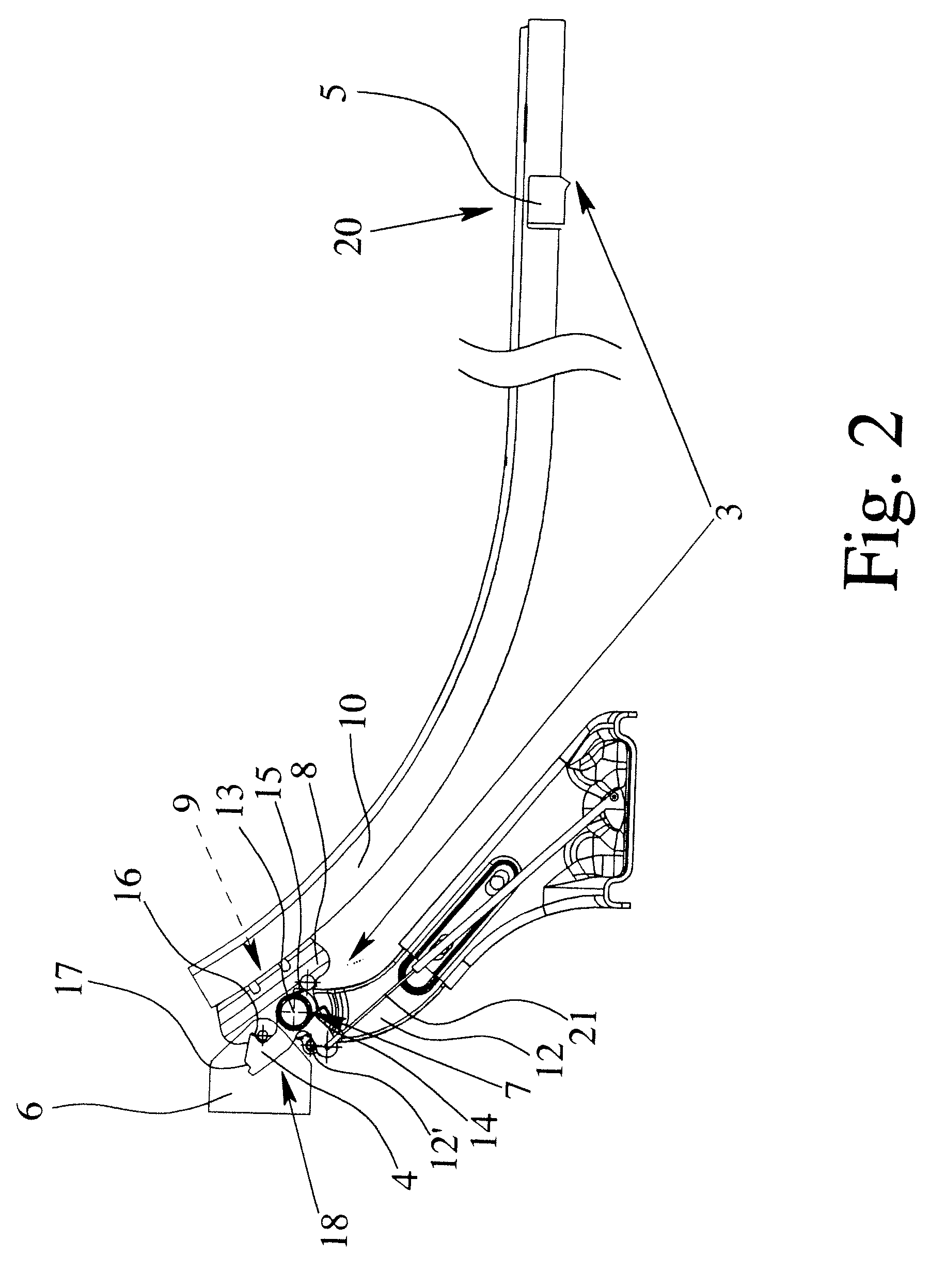 Sliding door arrangement for a motor vehicle